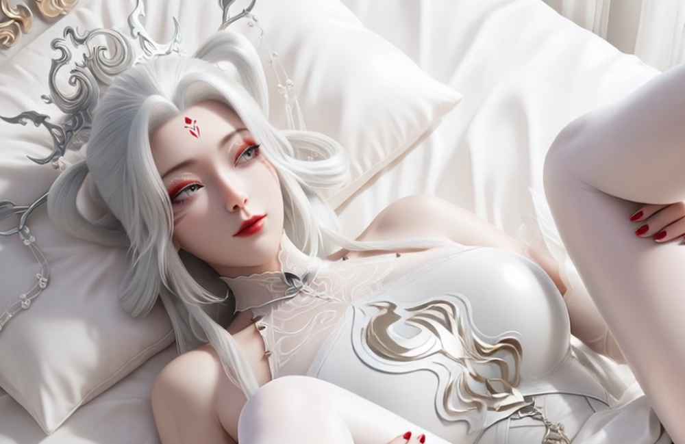 国漫百位女神混剪AI视频